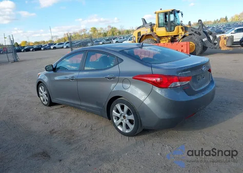2013 Hyundai Elantra Limited из США, поврежденный, VIN 5NPDH4AE4DH184802